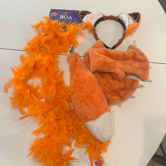 Girls Orange Fox Costume Set - Picture 1 of 4